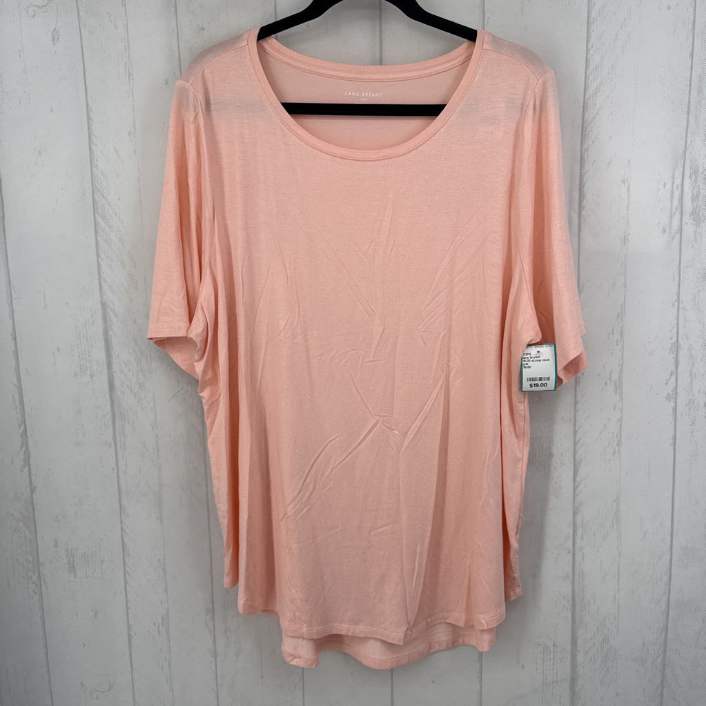 18/20 scoop neck s/s tee