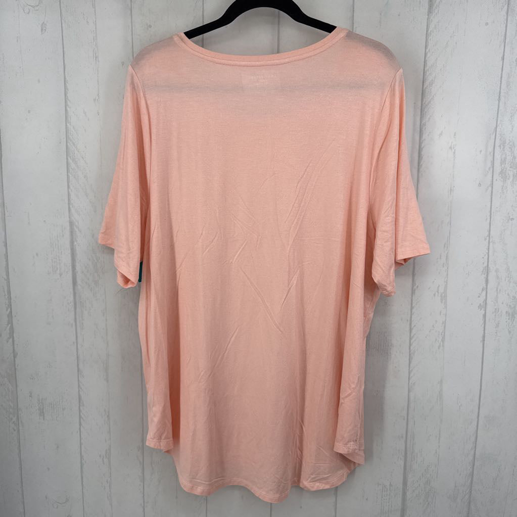 18/20 scoop neck s/s tee