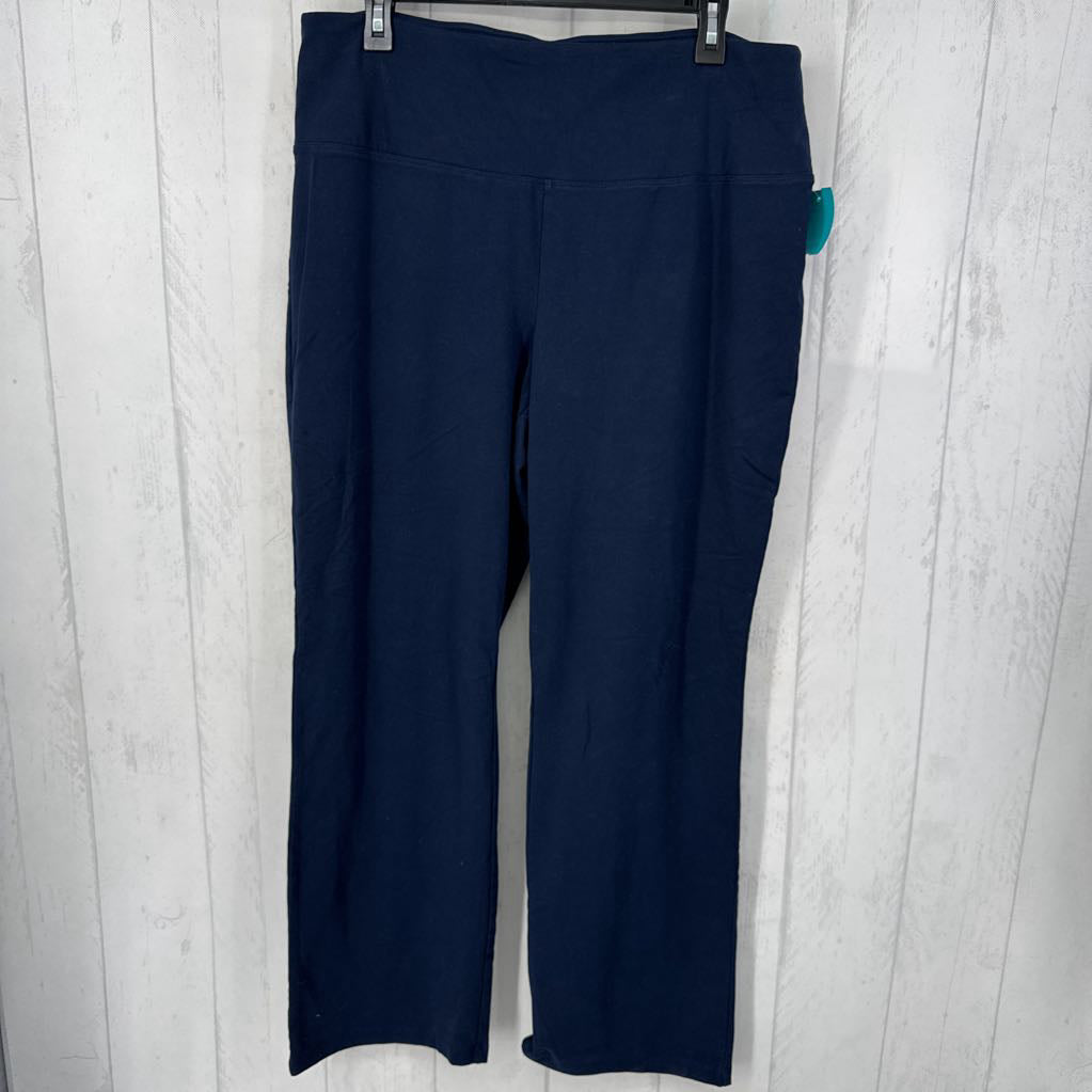 2X pull-on wide leg pant