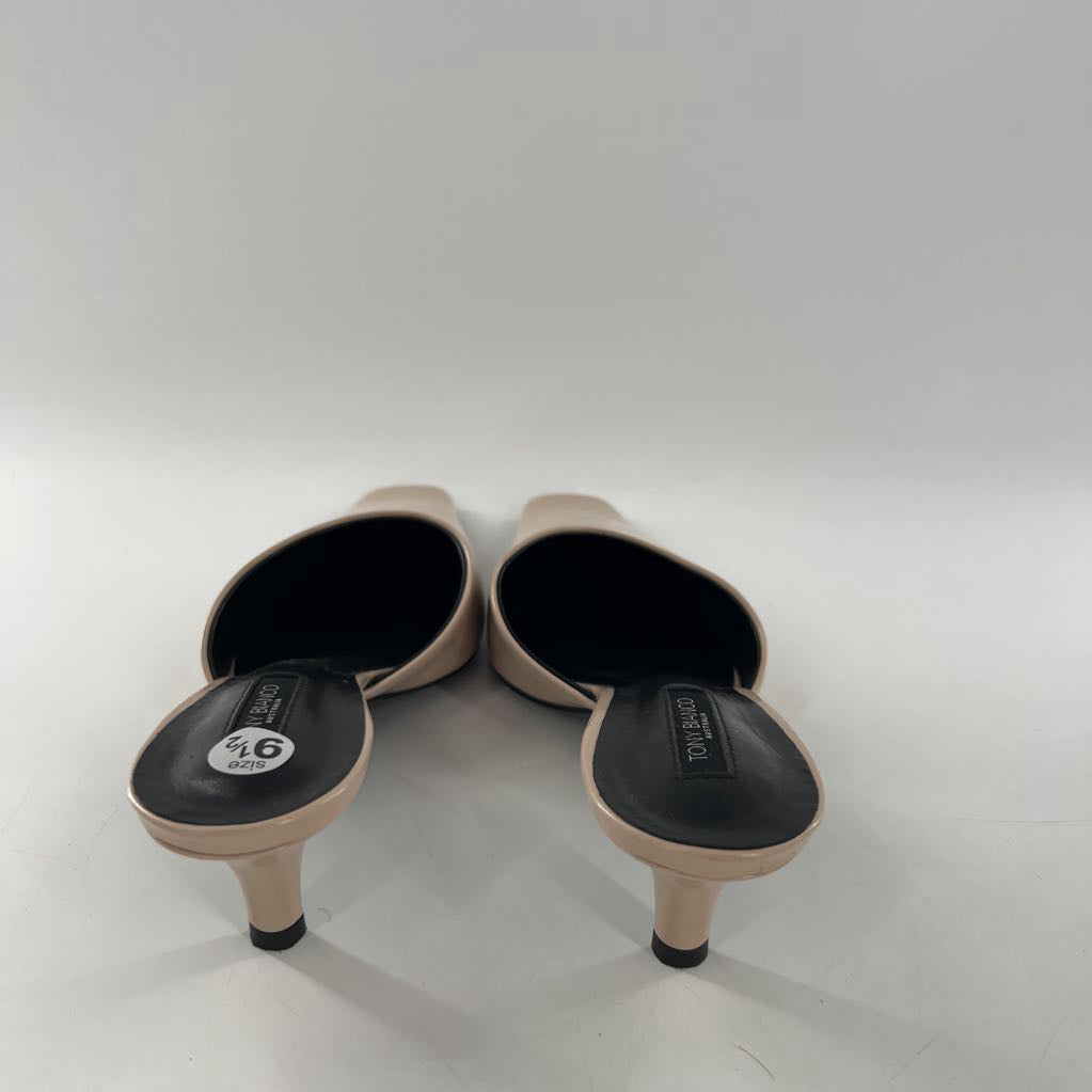 9.5 kitten heel mules