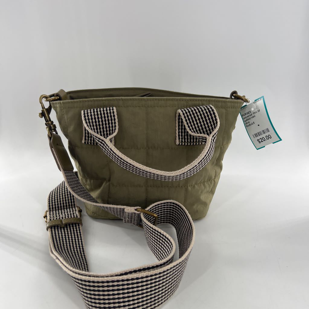 quilted mini tote/crossbody