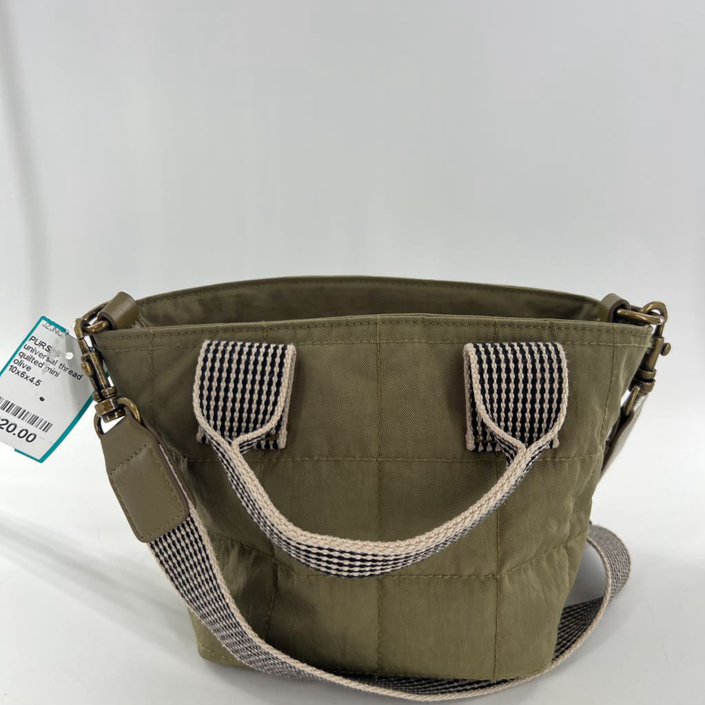 quilted mini tote/crossbody