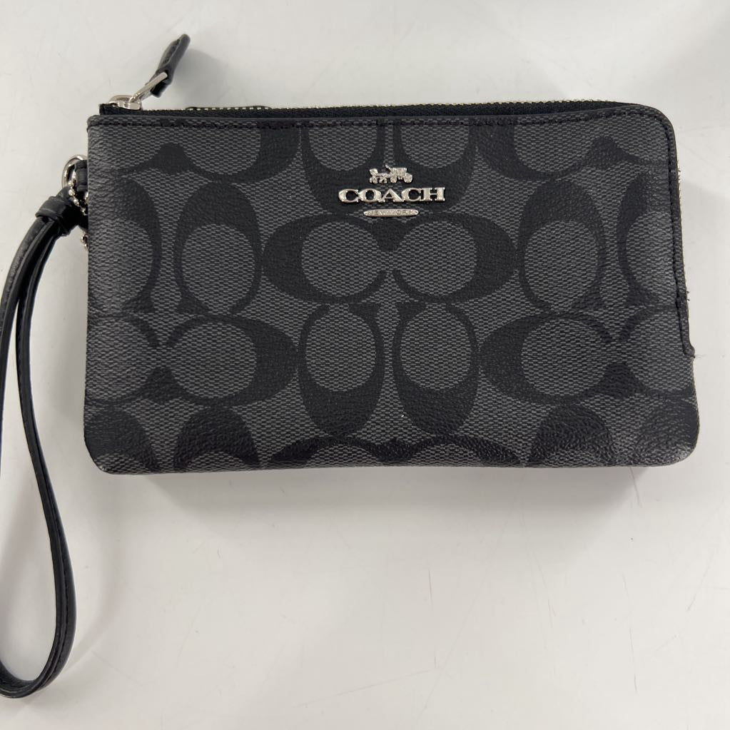signature logo wristlet
