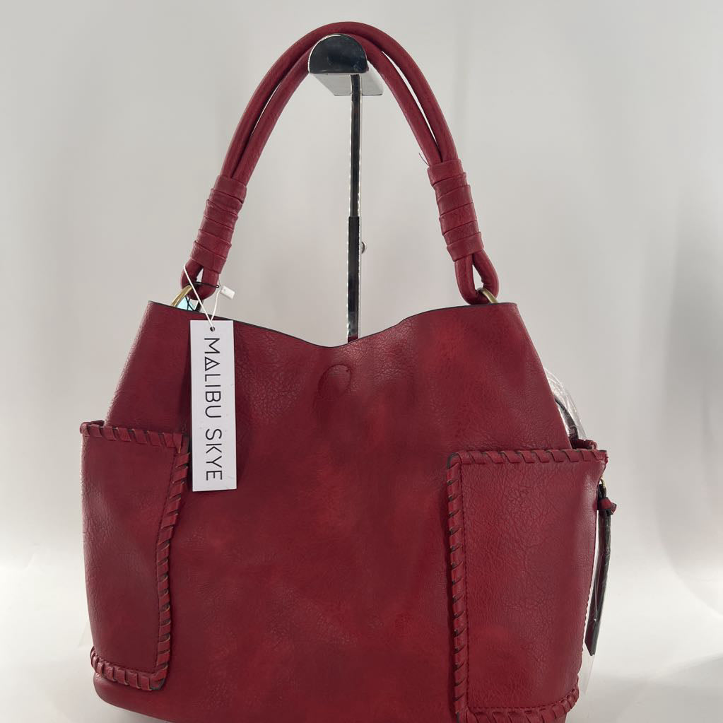 vegan leather satchel