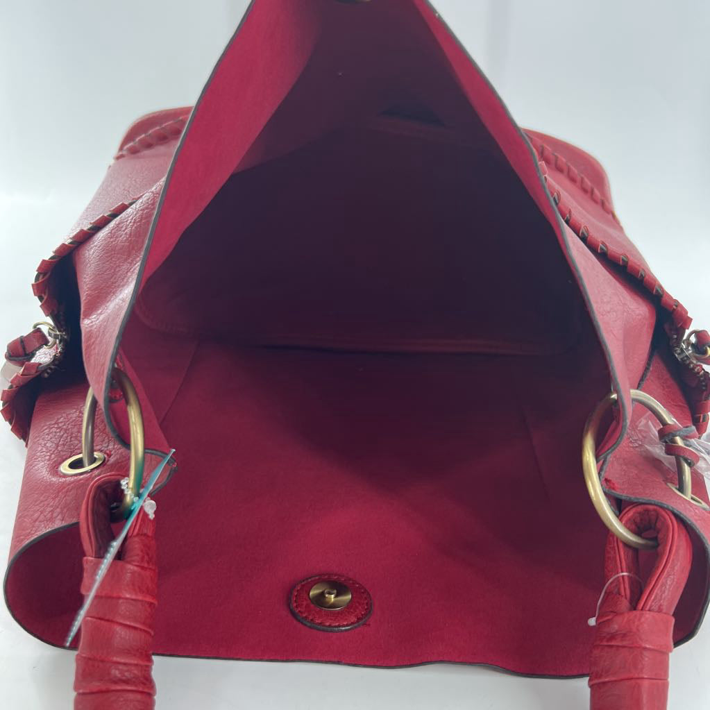 vegan leather satchel