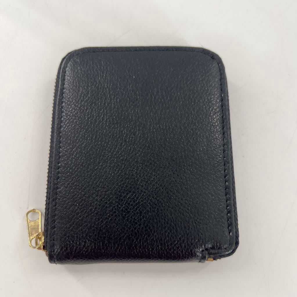 vegan leather zip around wallet
