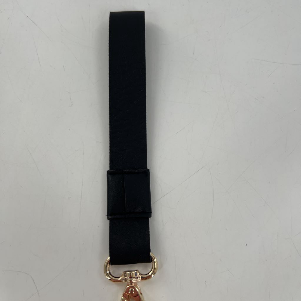 key fob-blk leather