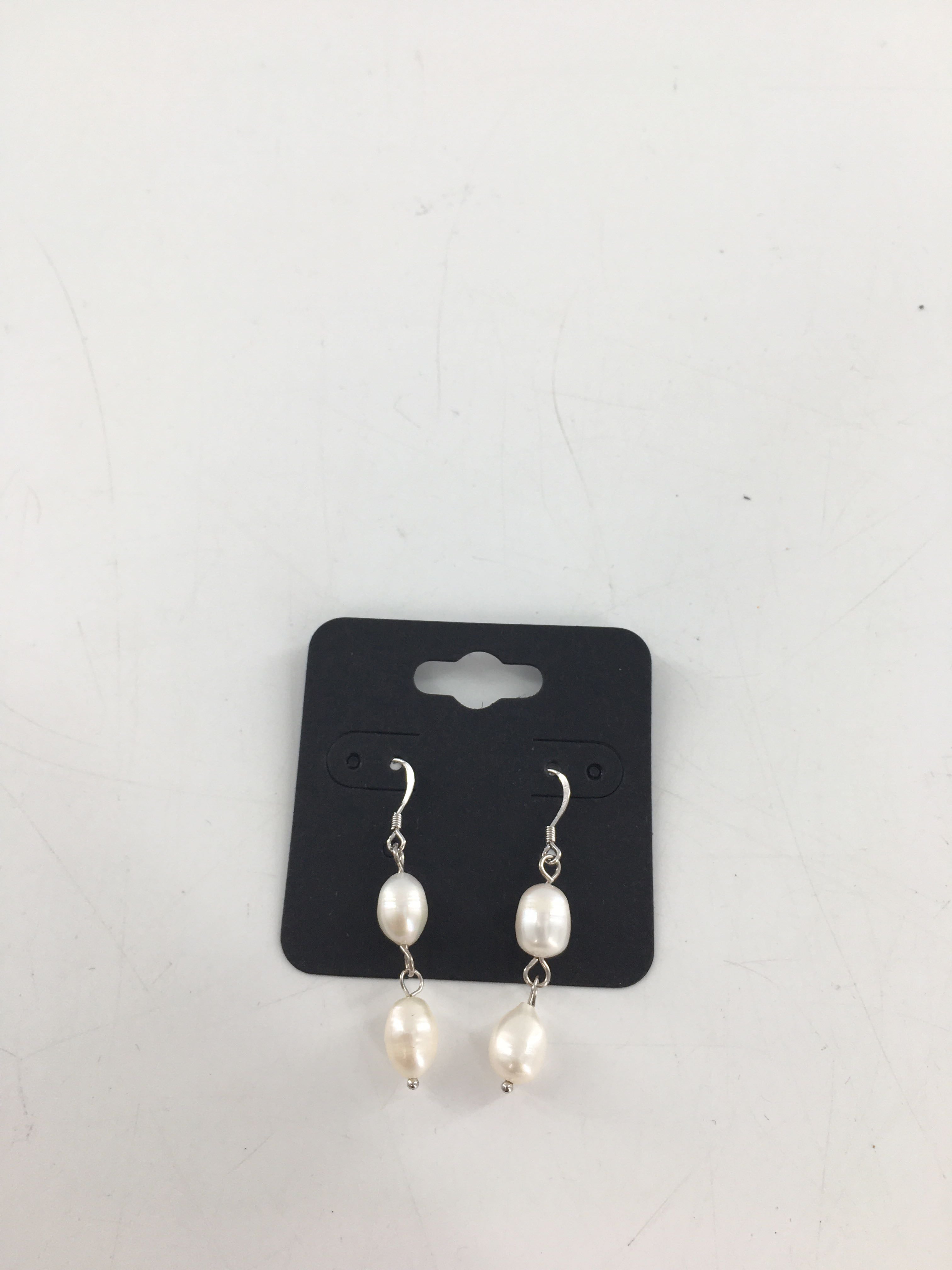pearl drop earrings