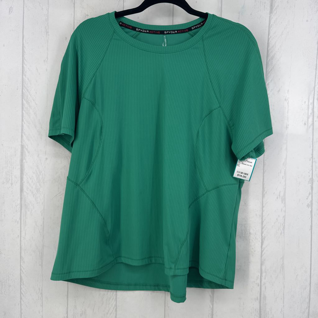 XXL ribbed s/s tee