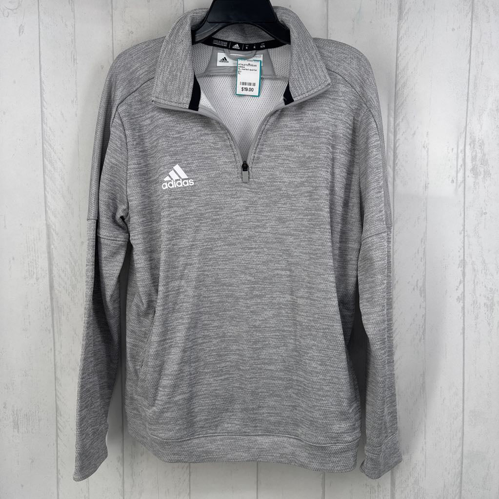 XL marled quarter zip l/s pullover
