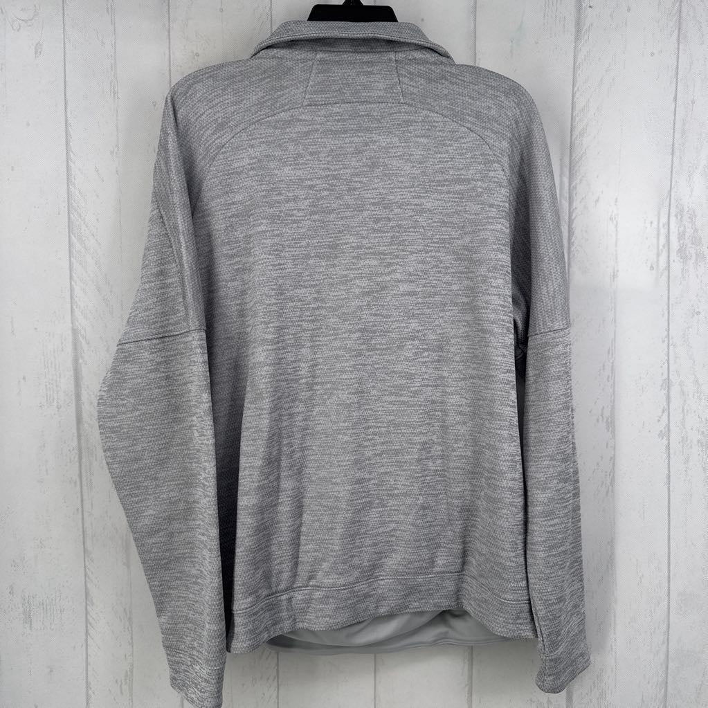 XL marled quarter zip l/s pullover