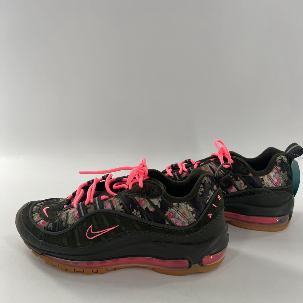 8.5 floral camo lace up sneakers