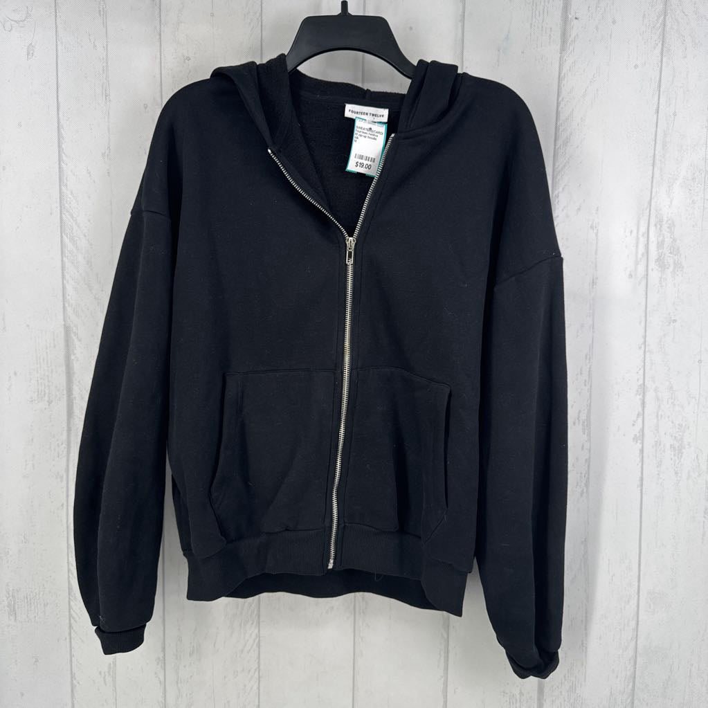 M zip-up hoodie