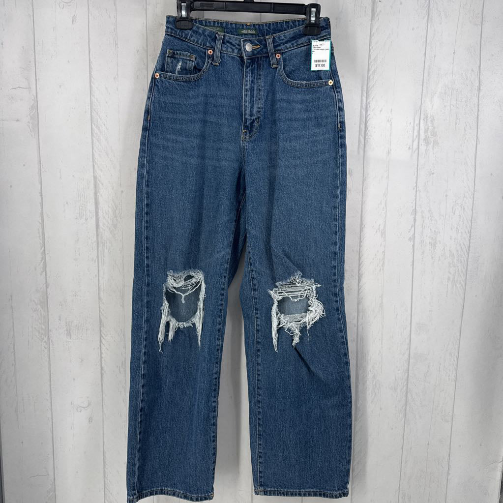 2 hi-rise baggy jean