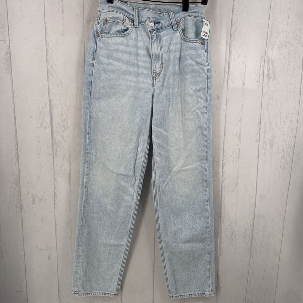 2S hi-rise baggy straight jean