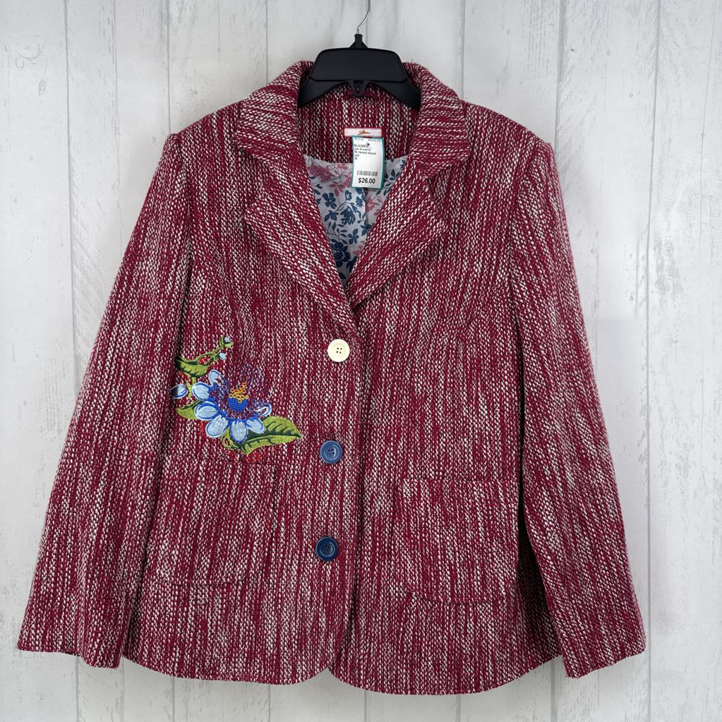 16 tweed blazer