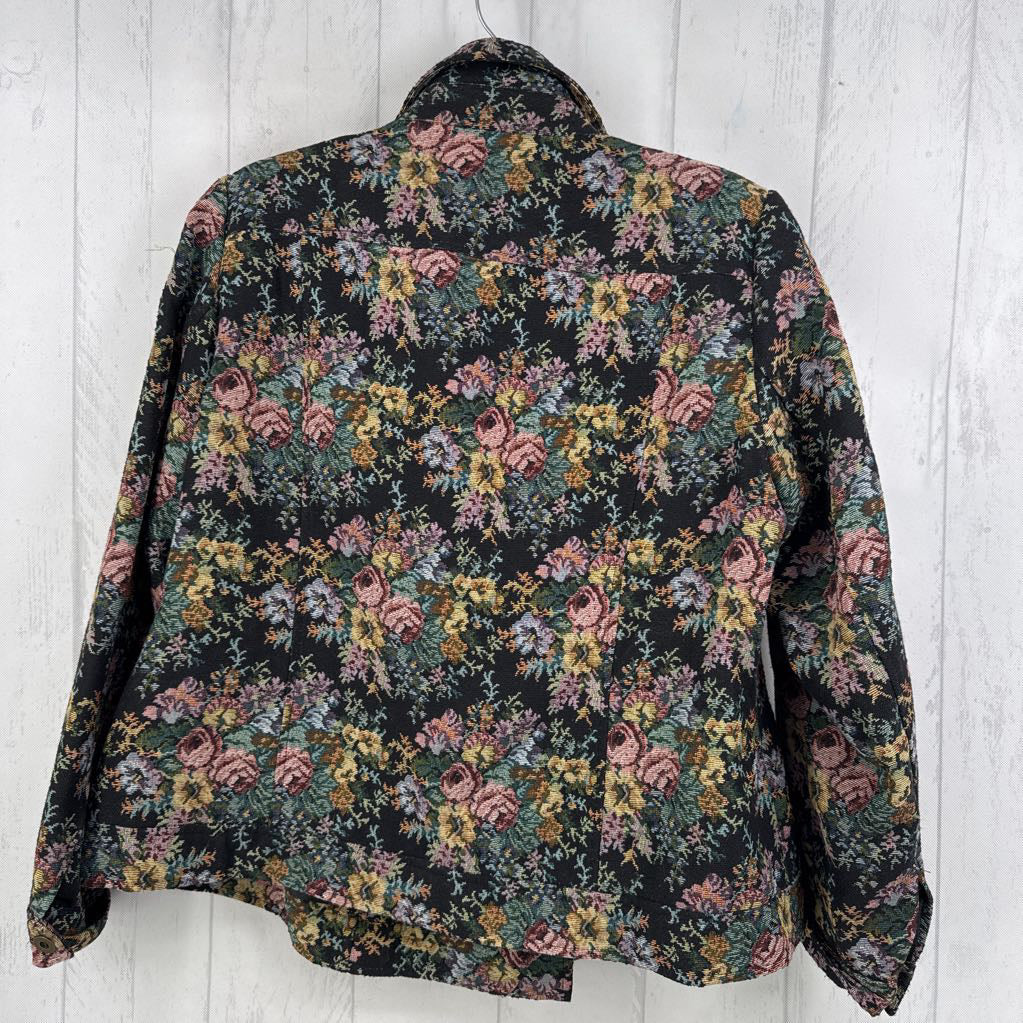 16 flo jaquard moto style jacket