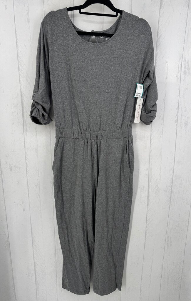 R110 6-8 ruched slv jumpsuit