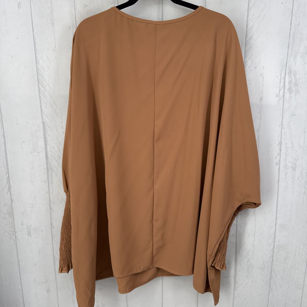 22/24 smocked slv top l/s