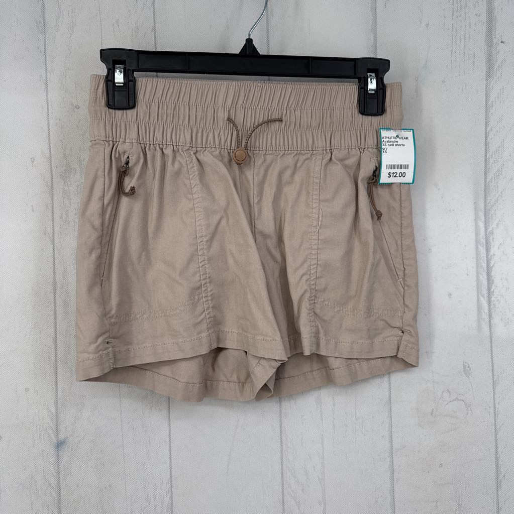 XS twill shorts