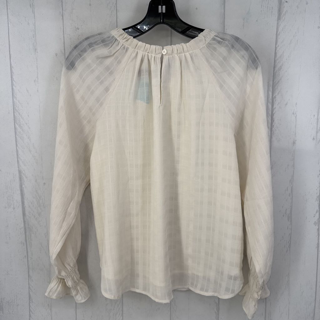 XS textured l/s top