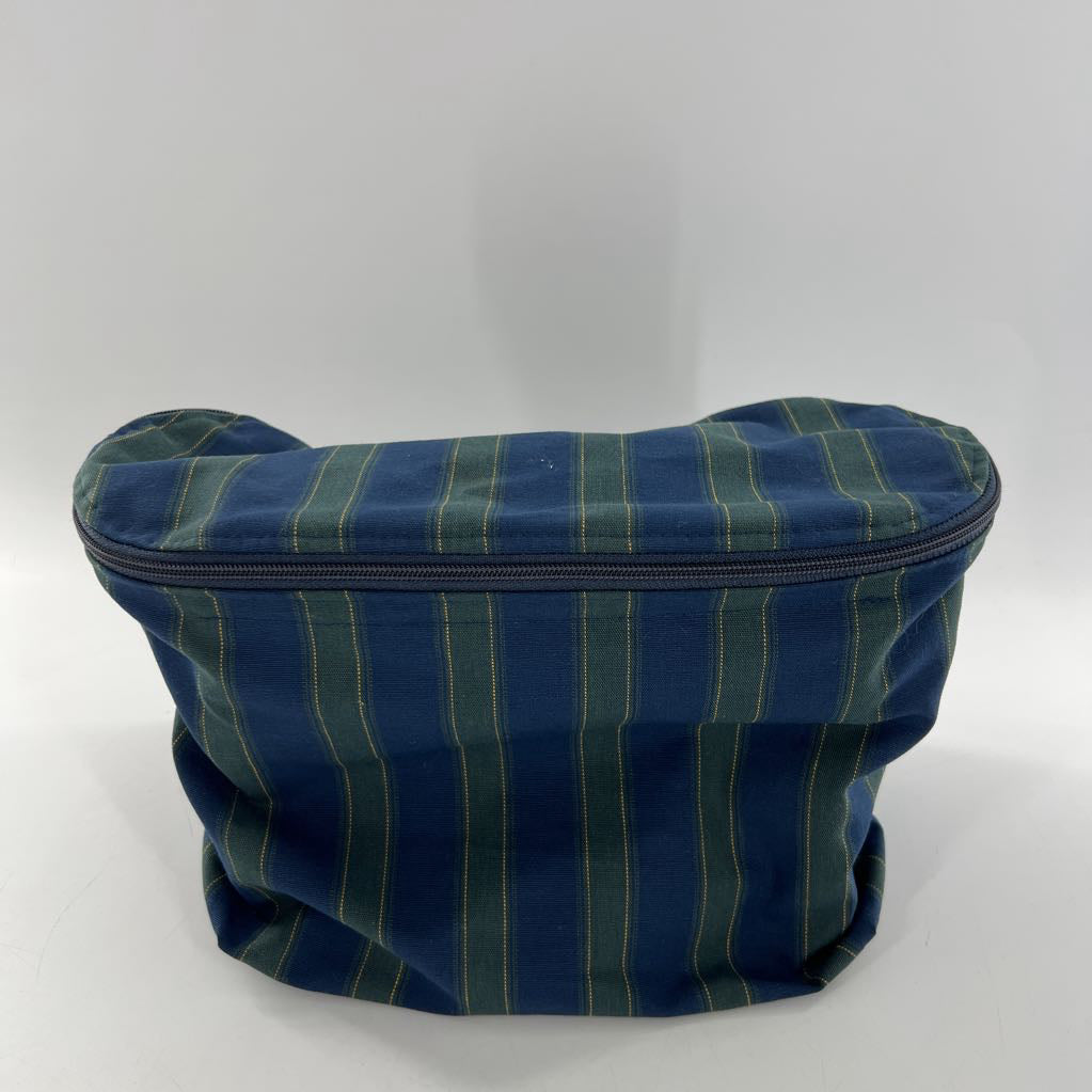 basket purse w plaid liner & cotton drawstring liner