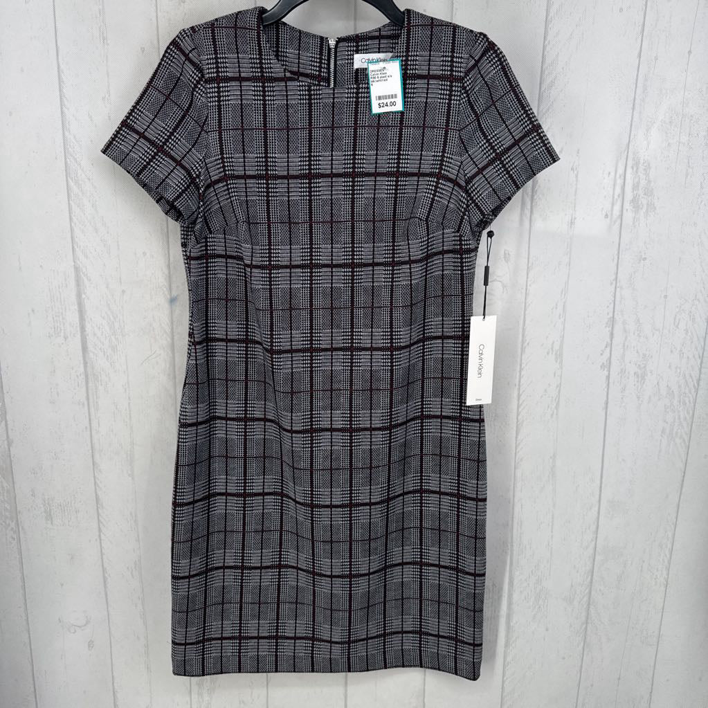 R90 6 plaid s/s dress