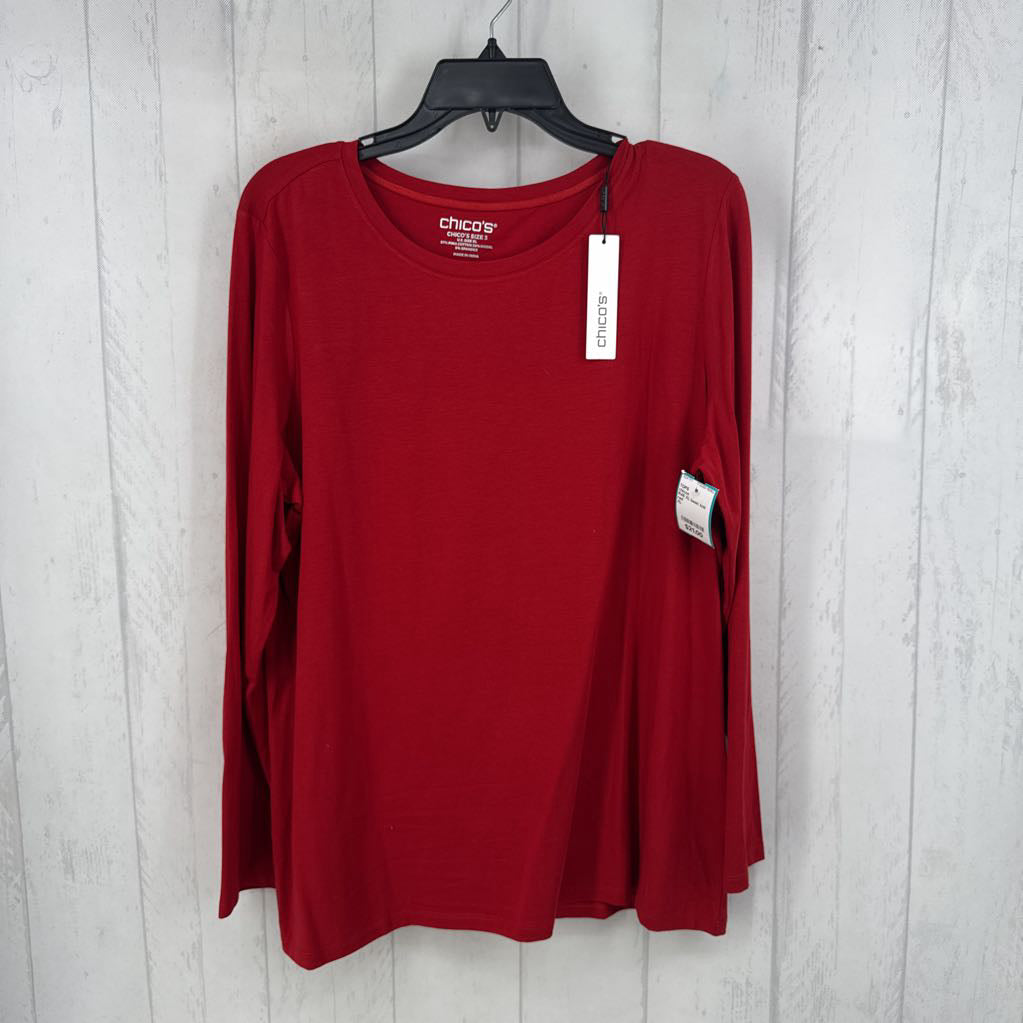 R45 XL basic knit l/s tee