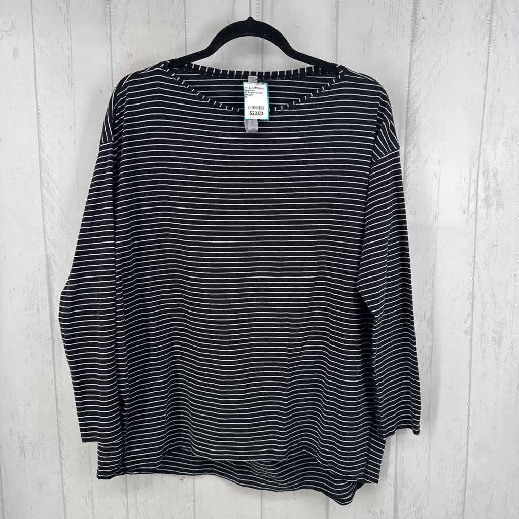 12 striped l/s tee