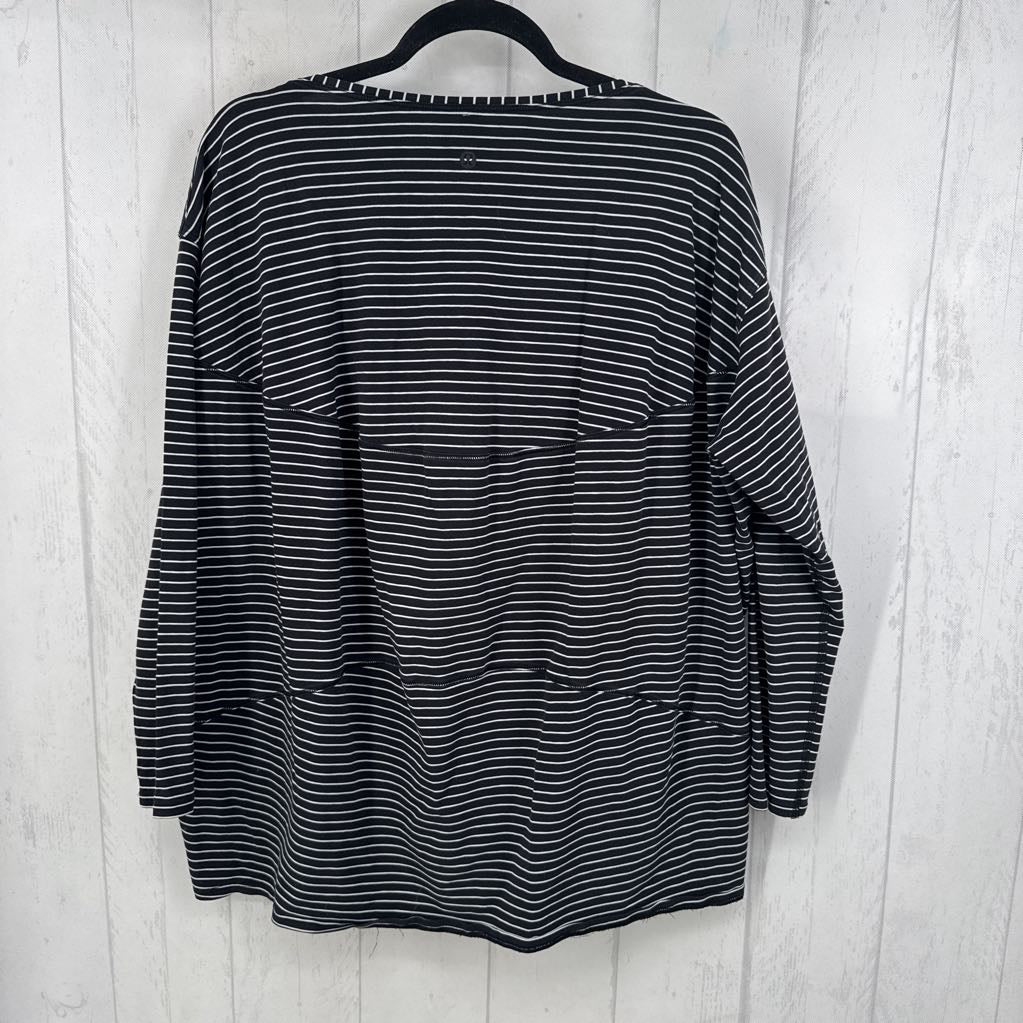 12 striped l/s tee