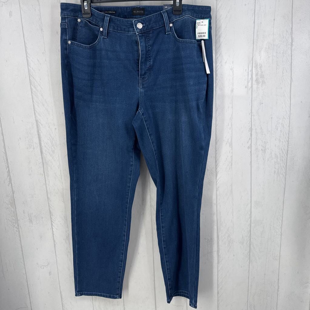 16 slim ankle jean