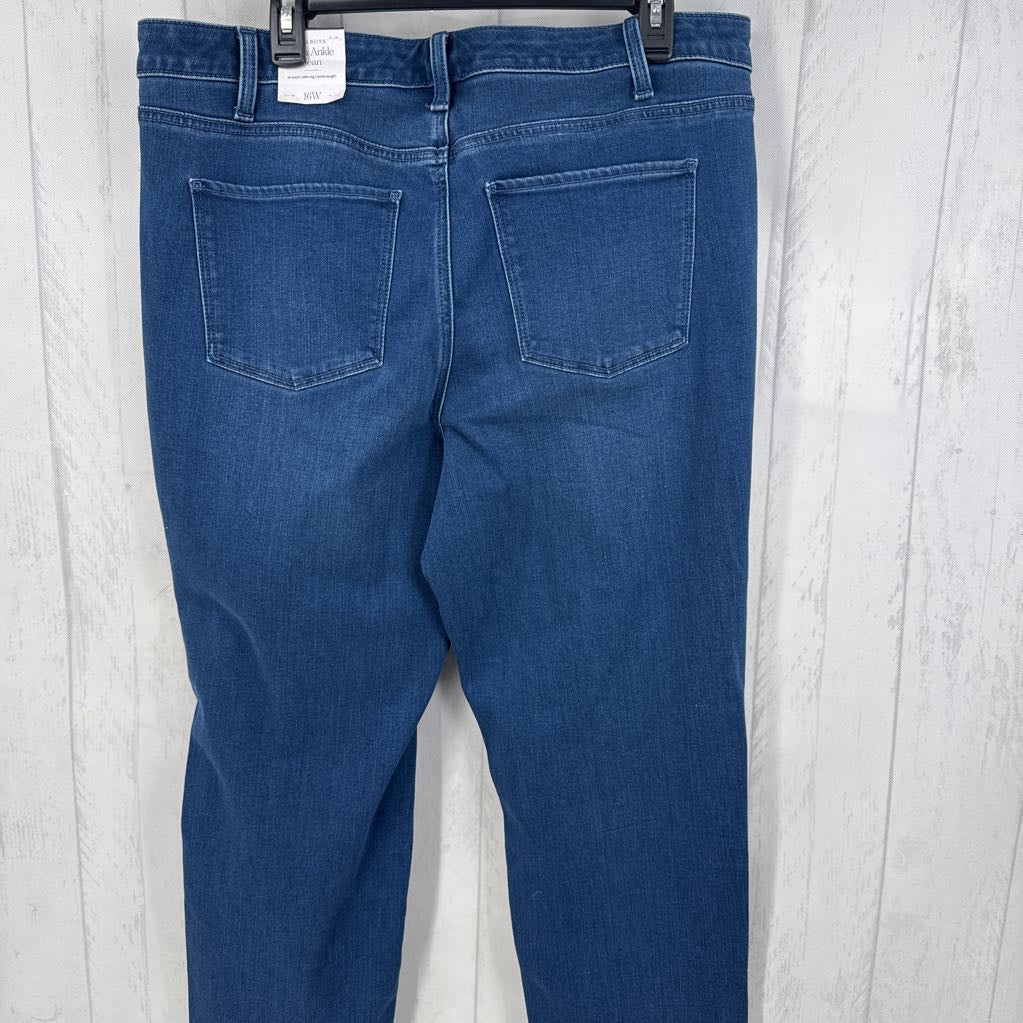 16 slim ankle jean