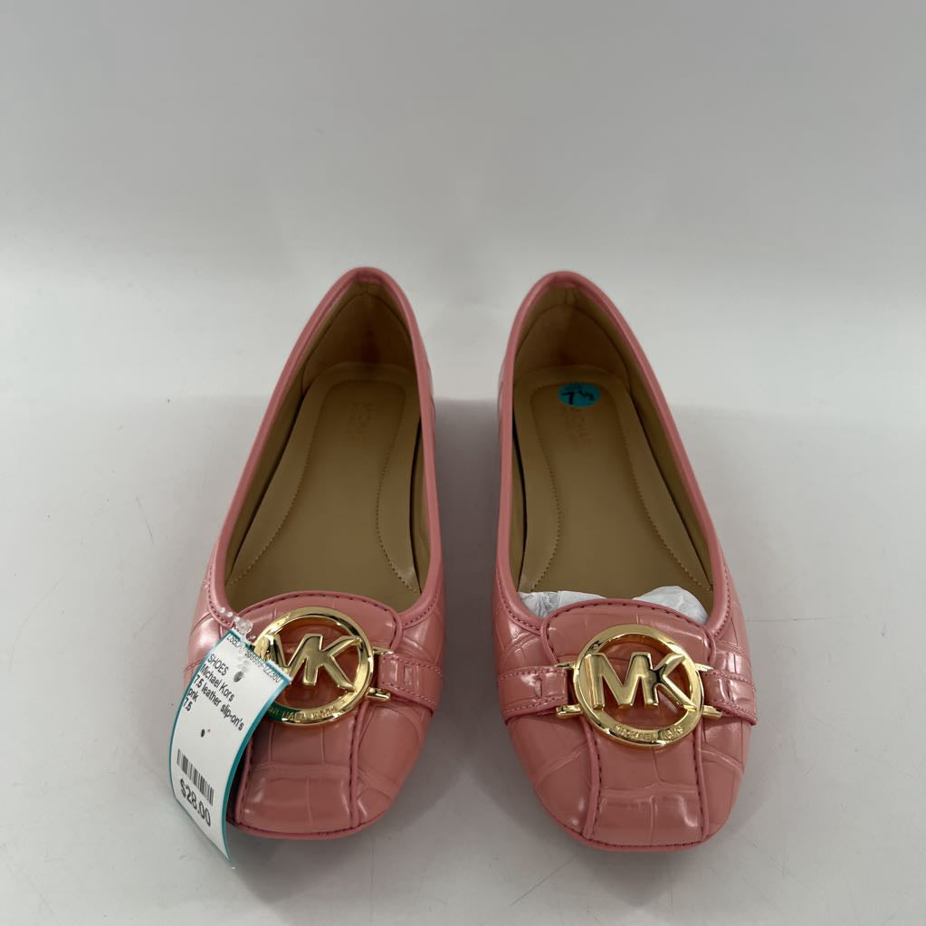 7.5 leather slip-on's