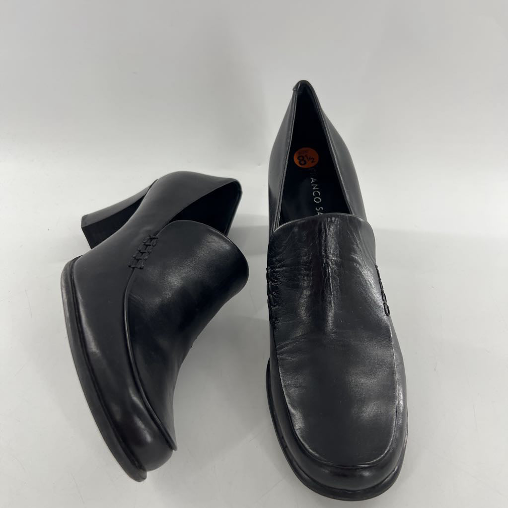 8.5 high-hell leather loafer
