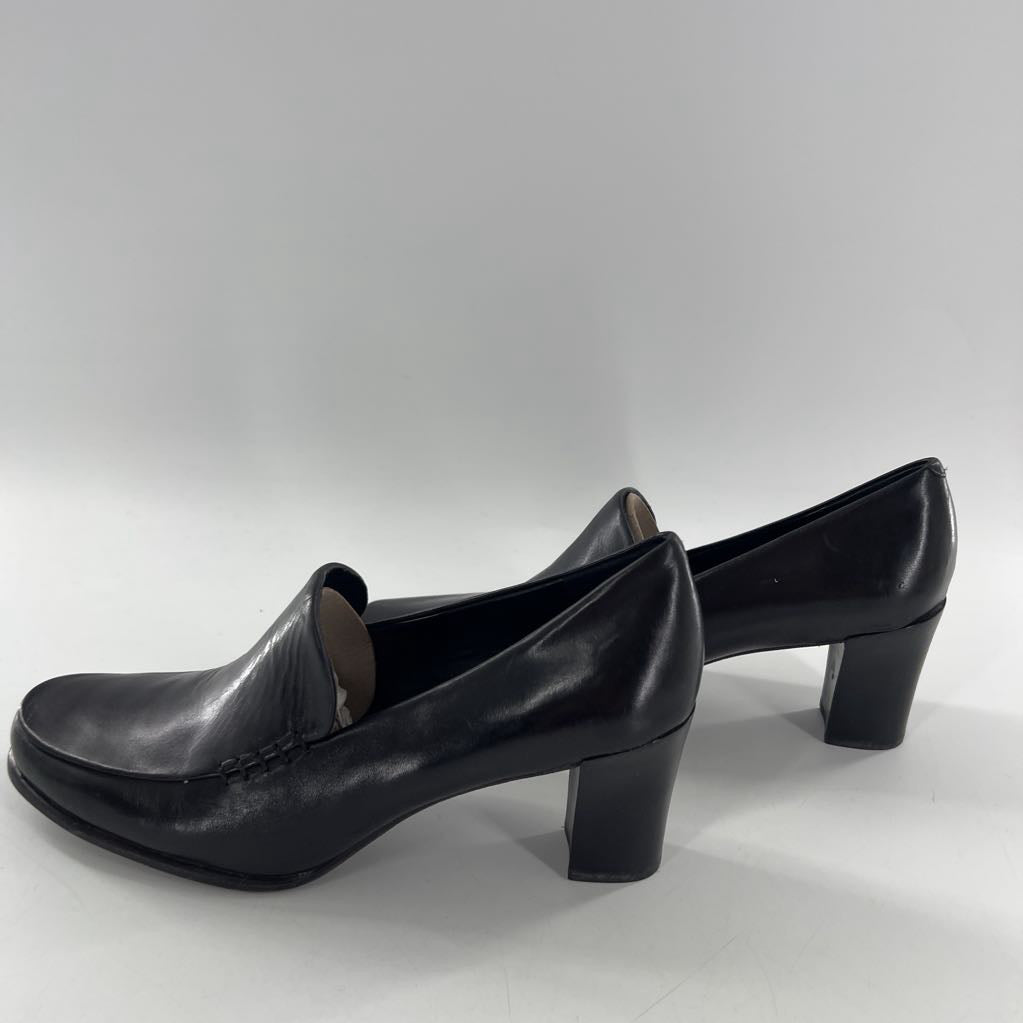 8.5 high-hell leather loafer