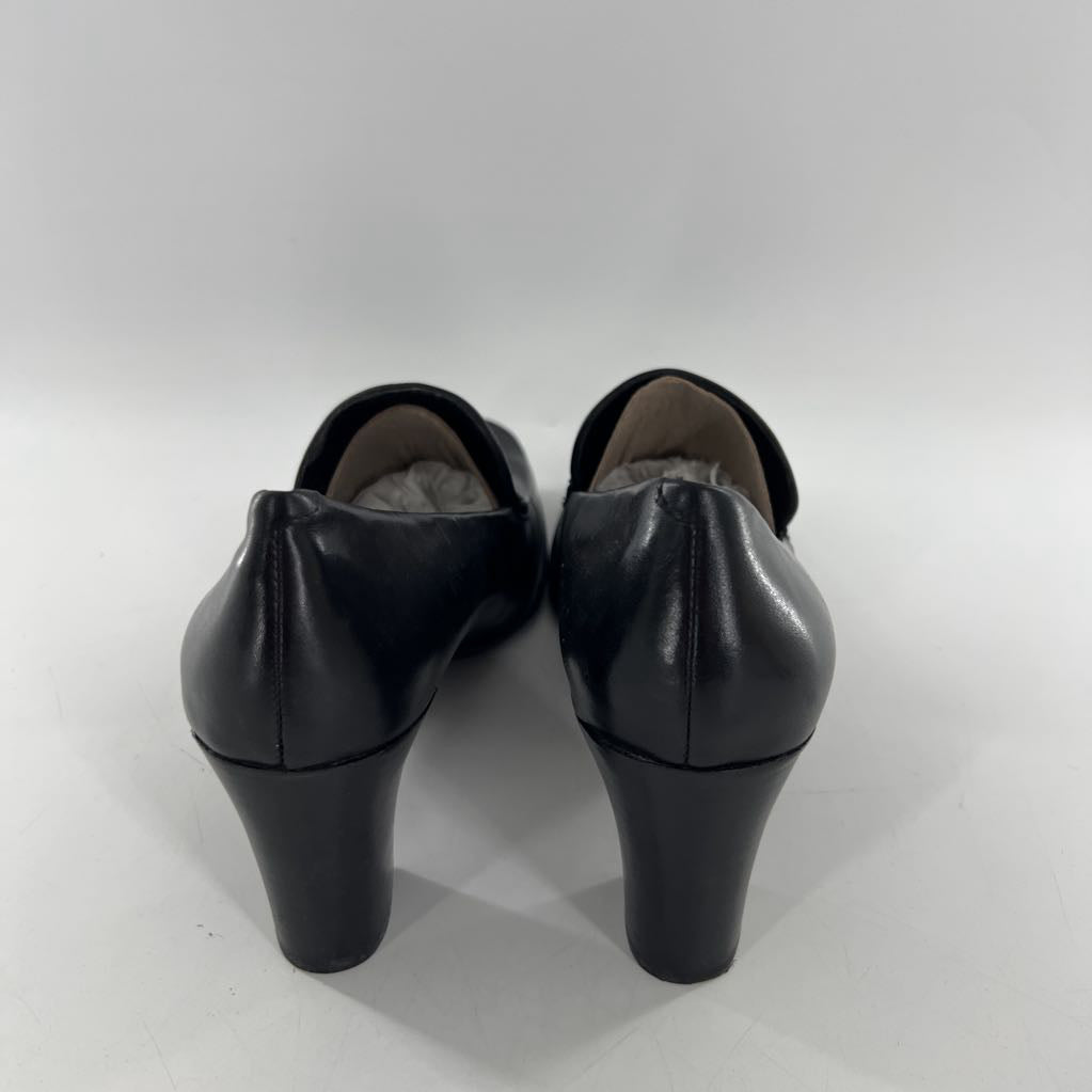 8.5 high-hell leather loafer