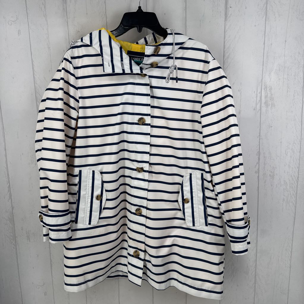 Lp striped rain coat