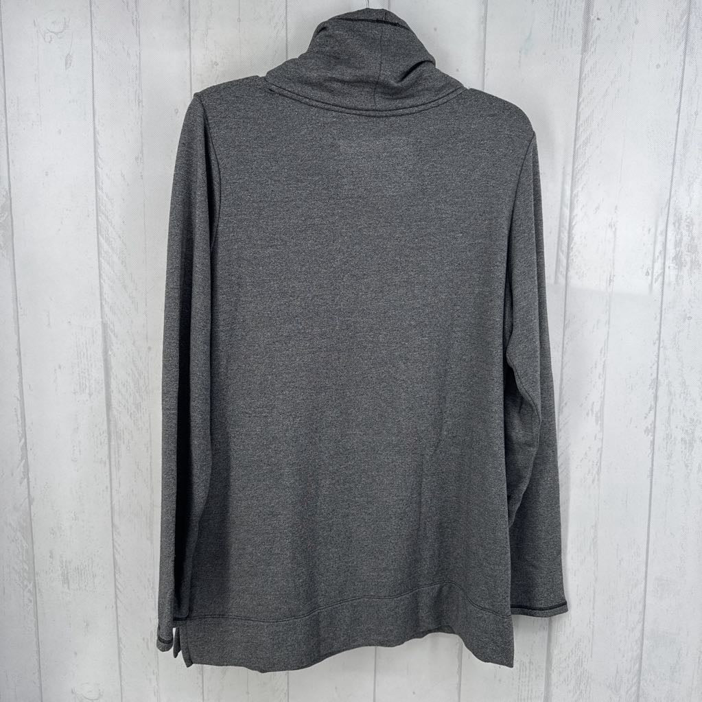 M cowl neck l/s pullover