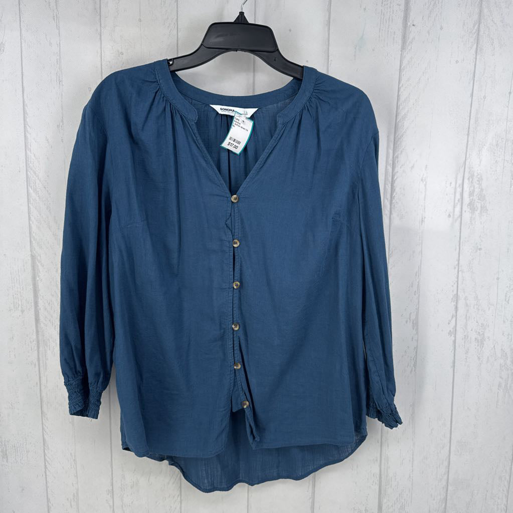 L button down l/s top