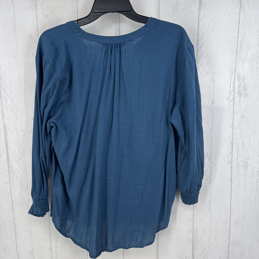 L button down l/s top
