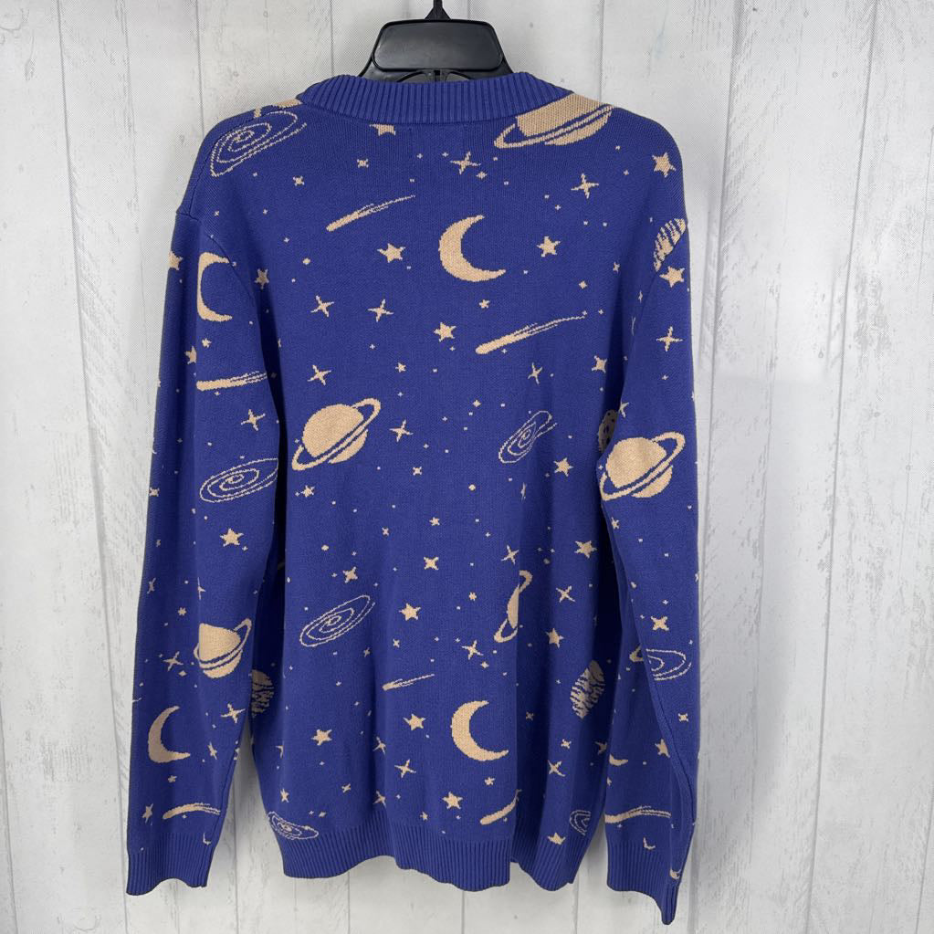 XL cosmic print cardi