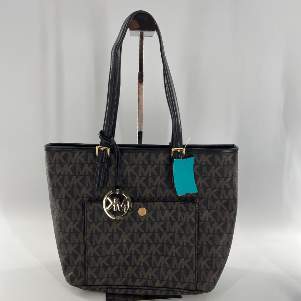 monogram triple compartment tote