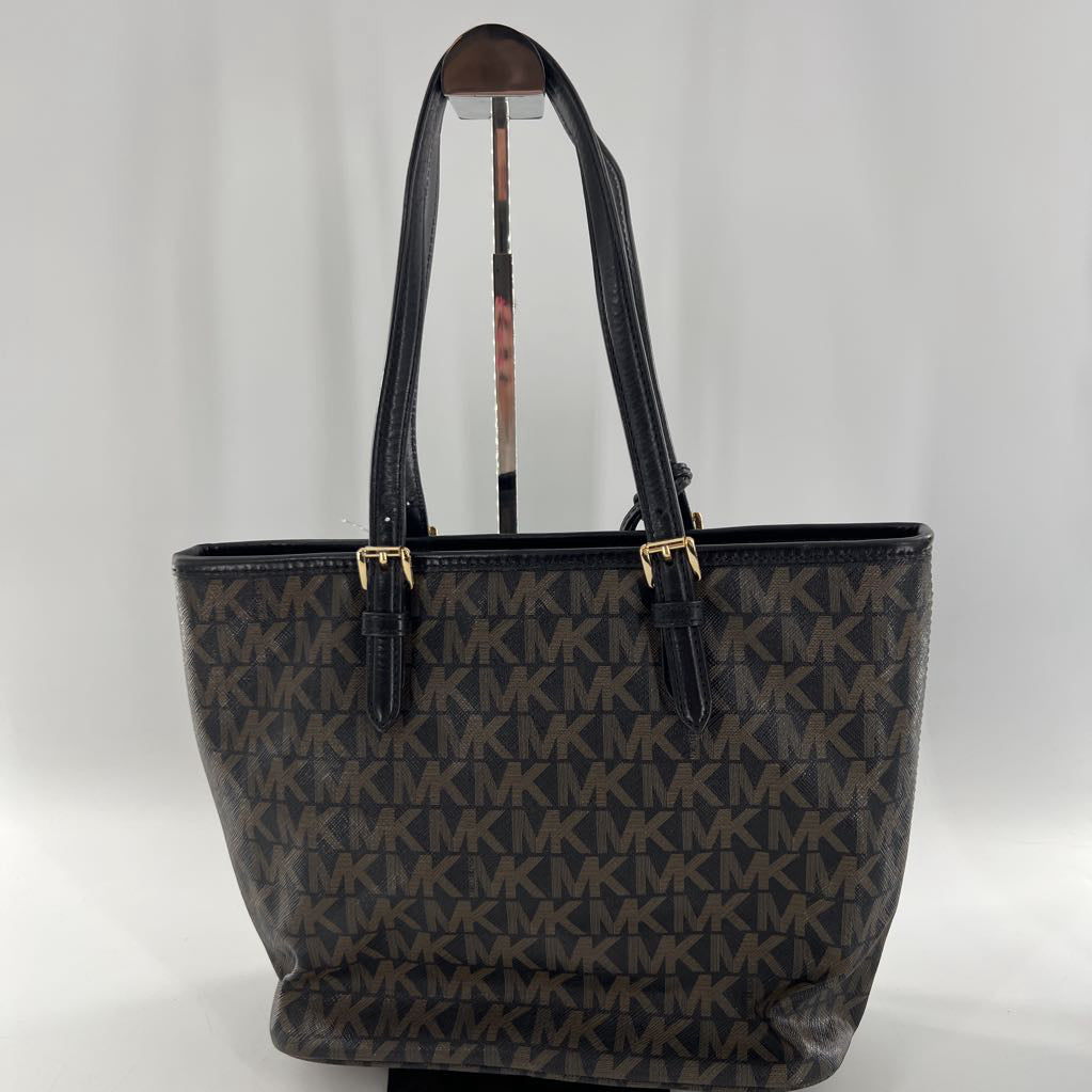 monogram triple compartment tote