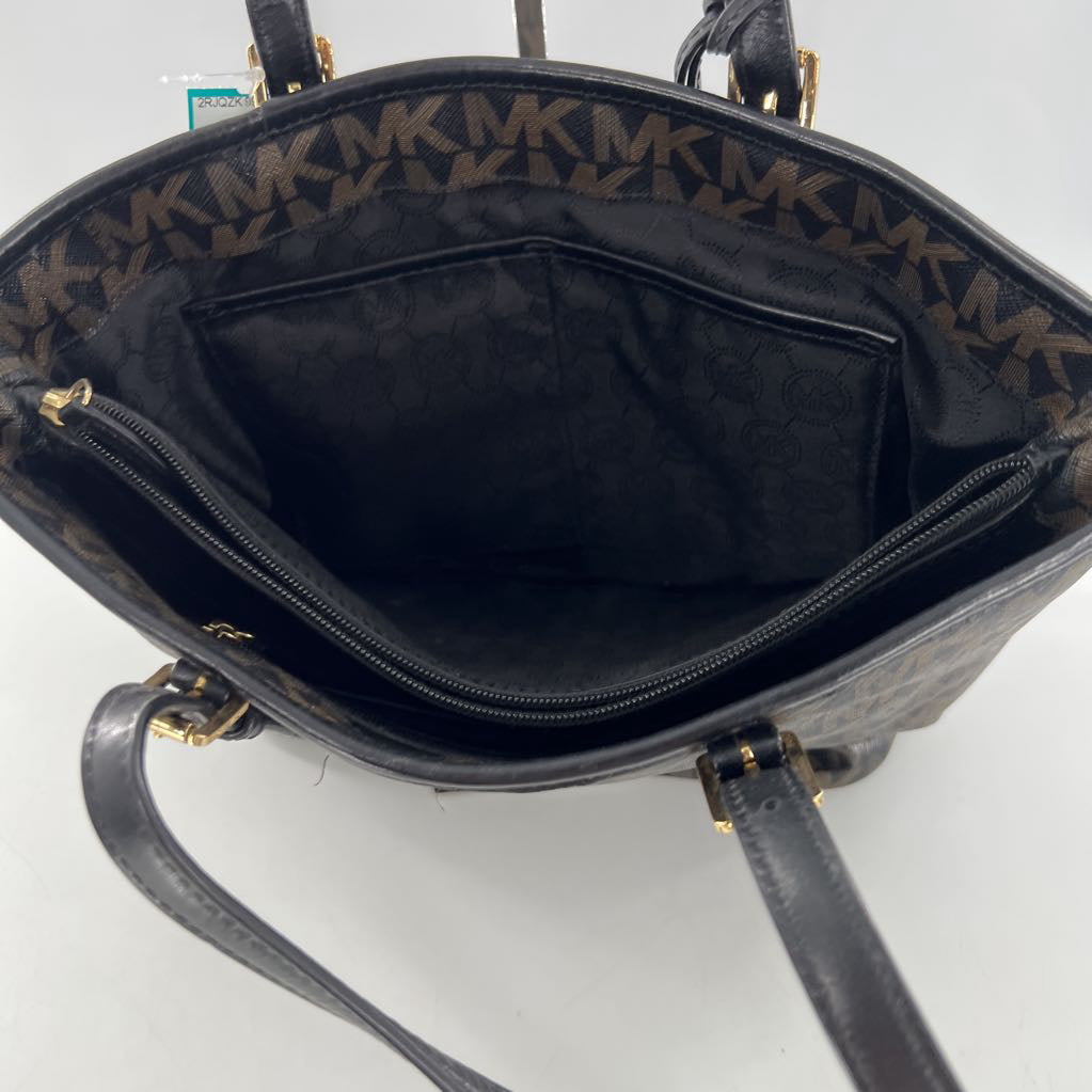 monogram triple compartment tote
