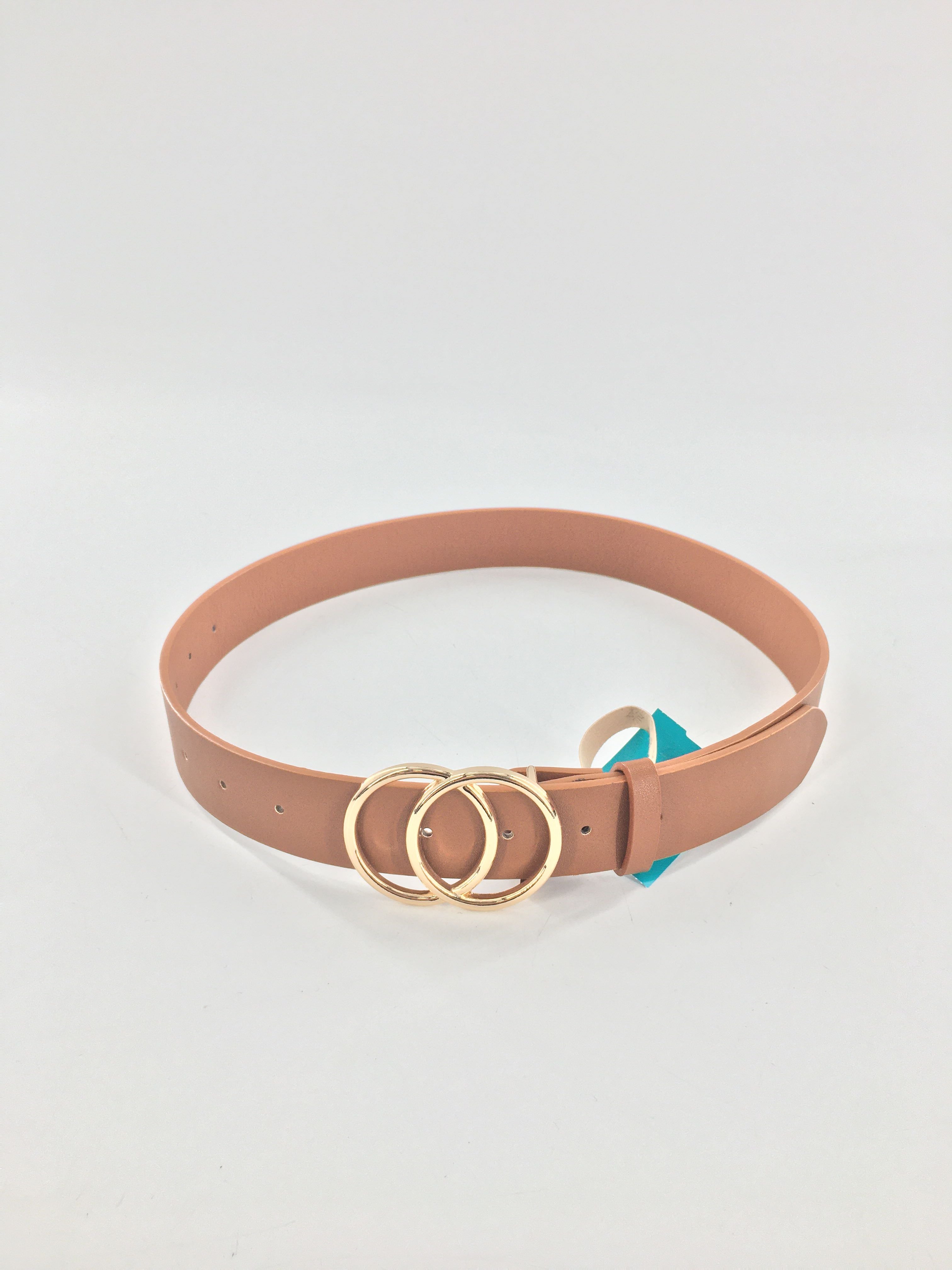 S gold buckle belt