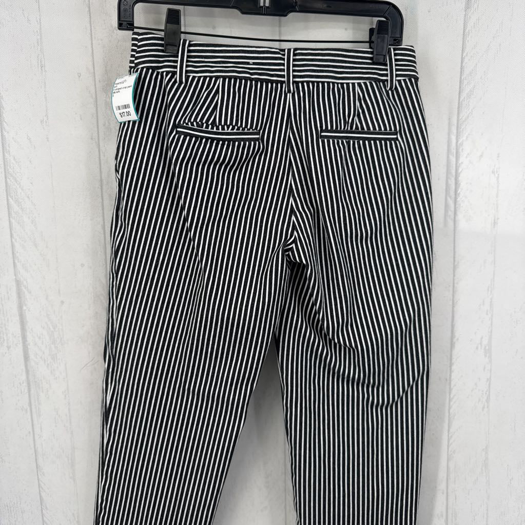 0 striped crop pant