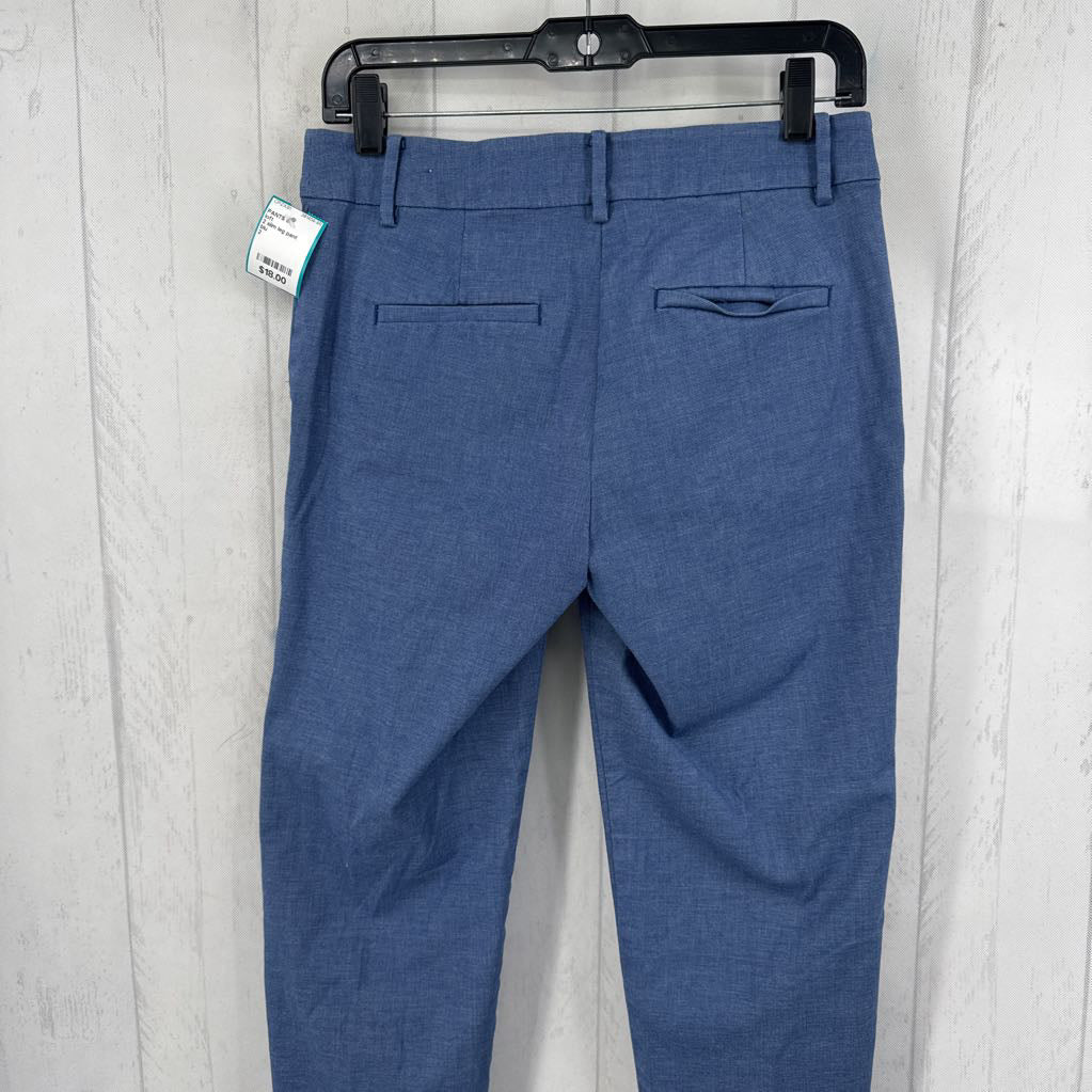2 slim leg pant