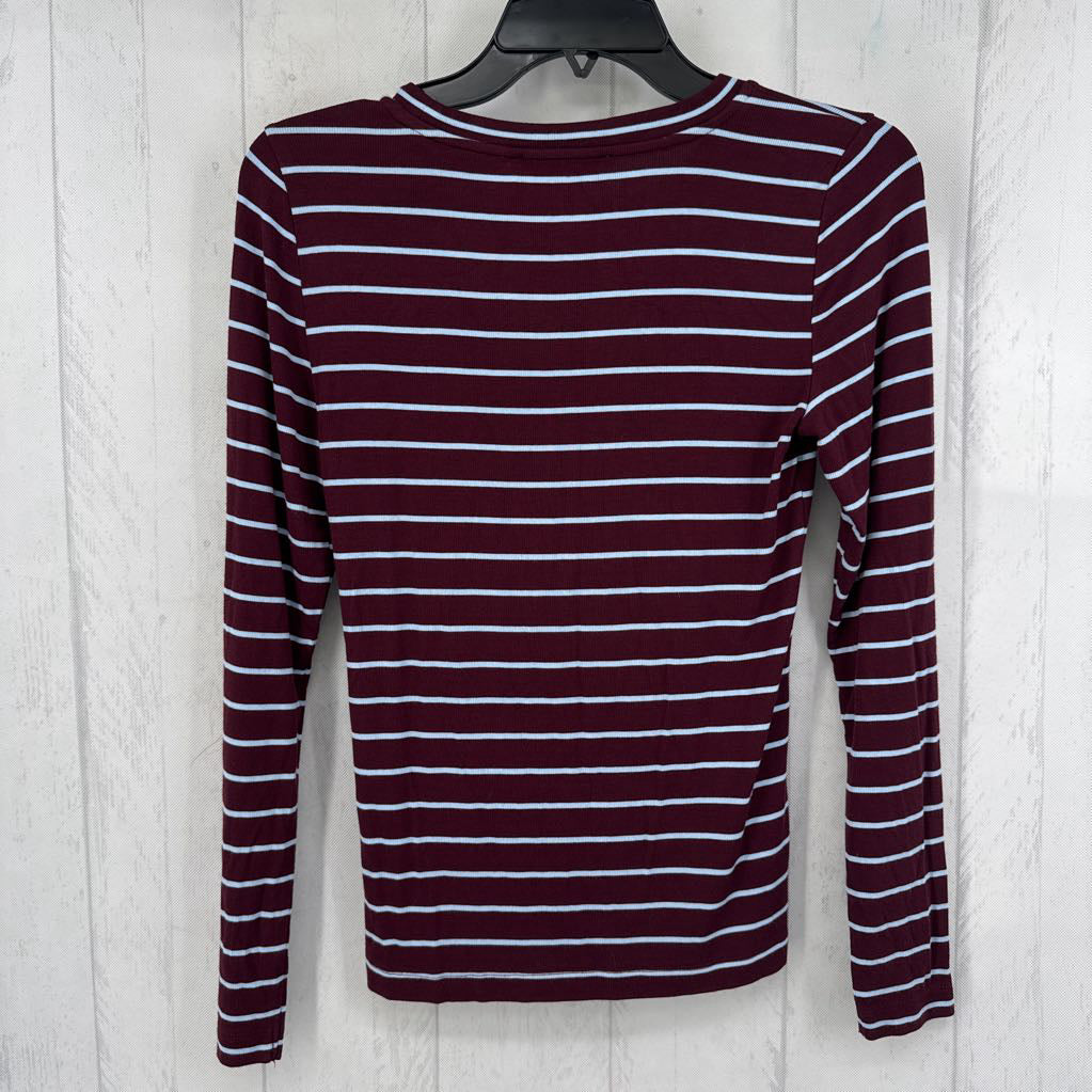 S striped crewneck l/s tee