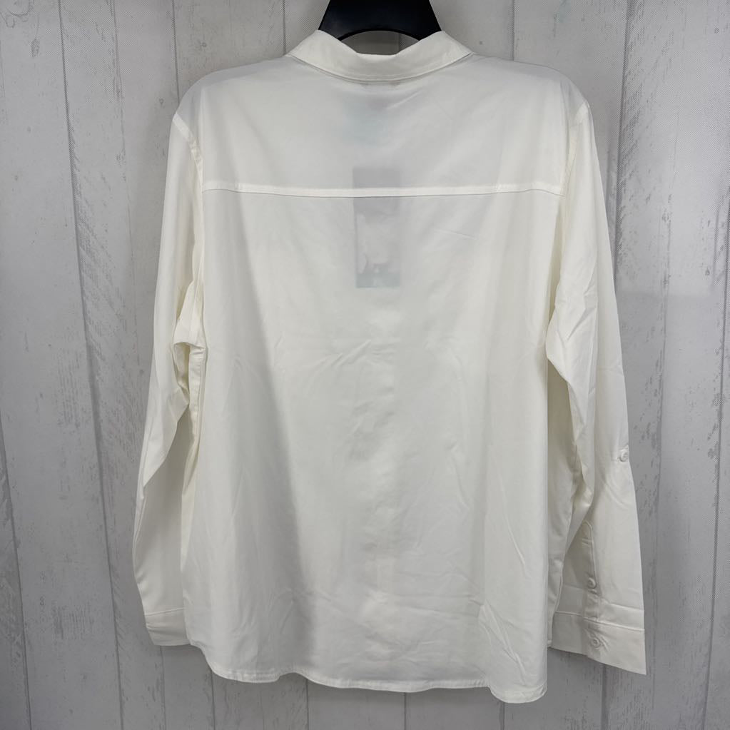 XL button down l/s top