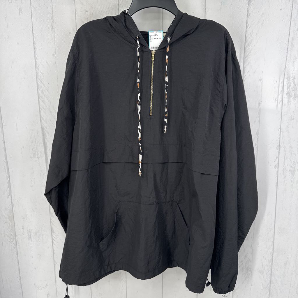 3xl l/s quarter zip windbreaker
